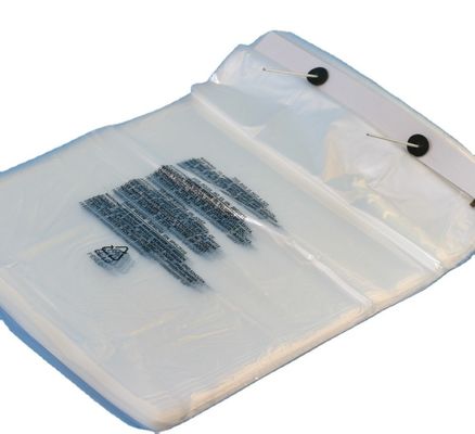 Wicketed LDPE Plastic Poly Bag Disesuaikan untuk Pengiriman Internal dan Mailing