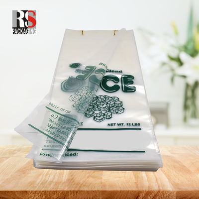 Wicketed LDPE Plastic Poly Bag Disesuaikan untuk Pengiriman Internal dan Mailing