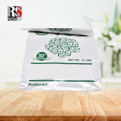 Wicketed LDPE Plastic Poly Bag Disesuaikan untuk Pengiriman Internal dan Mailing