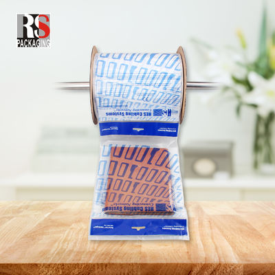 PE Fan Lipat Pra Terbuka Poly Auto Bag On Roll Antistatic Perforated Desain