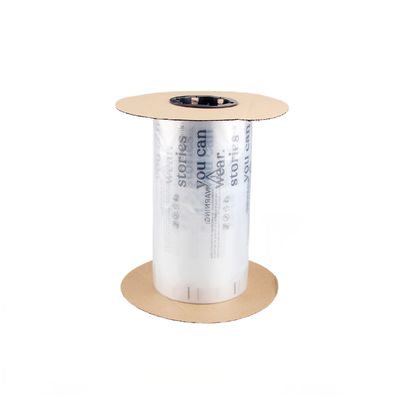 LDPE Plastic Pre Opened Auto Poly Bag Sealing Handle Heat Seal Untuk Pengemasan Otomatis