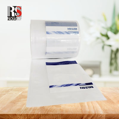 Plastik Pre Opened Poly Bags On A Roll Fan Lipat Kantong Otomotif Berlubang