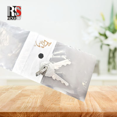 Kantong Poly Non Woven Plastic LDPE Pra Terbuka Di atas Roll Kantong Otomotif Berlubang