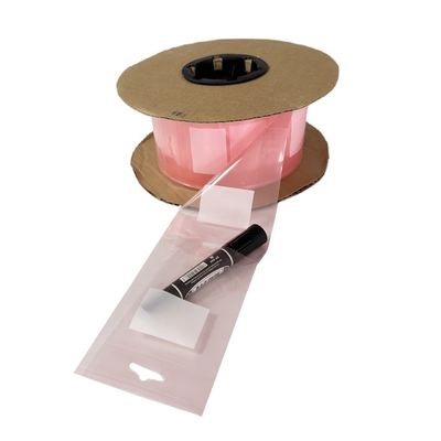 Industri LDPE PE Autobag Pre Opened Poly Bags On a Roll Untuk Mesin Otomatis