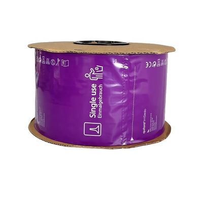 Industri LDPE PE Autobag Pre Opened Poly Bags On a Roll Untuk Mesin Otomatis