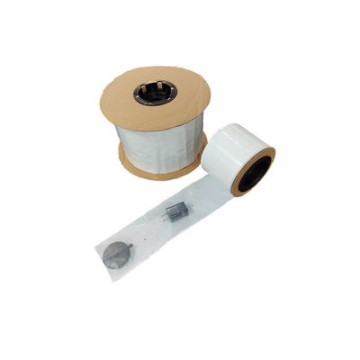8X10" 2 Mil Putih Kembali Pre Opened Poly Bags On A Roll Perforated Untuk Mudah Dispensing