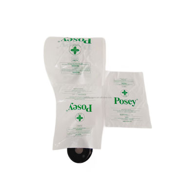 8X10" 2 Mil Putih Kembali Pre Opened Poly Bags On A Roll Perforated Untuk Mudah Dispensing