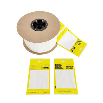 8X10" 2 Mil Putih Kembali Pre Opened Poly Bags On A Roll Perforated Untuk Mudah Dispensing