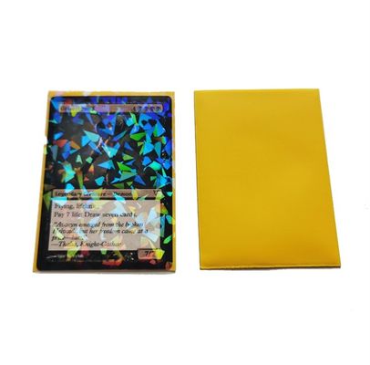 Holo Card Sleeves Pack PP Perlengkapan Game Dengan Dukungan Logo
