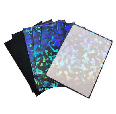 Holo Card Sleeves Pack PP Perlengkapan Game Dengan Dukungan Logo