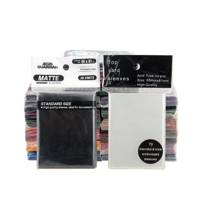 PP tahan air Yugioh MTG Sleeve Kartu Ukuran Standar Untuk Permainan Kartu Trading