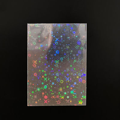 Custom Clear Holographic Card Protective Sleeve 66x91mm Kartu Olahraga Sleeve Plastik