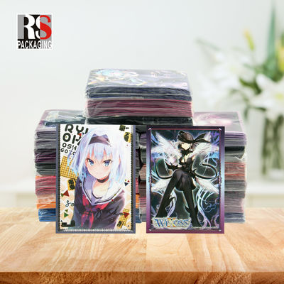 Hot Stamping Kartu Game Sleeve Protection PP Custom Card Protector Sleeve