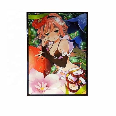 Shockproof Game Card Sleeves PP Clear Plastic Card Protectors Logo yang Disesuaikan