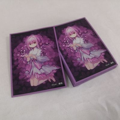Custom Holographic Card Sleeves Untuk Yugioh Trading Lindungi Kartu Berharga Anda