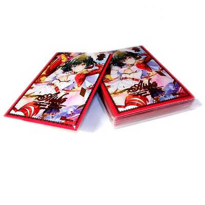 National Style Trading Cards Sleeves Protector Waterproof Jelas Atau Warna Disesuaikan