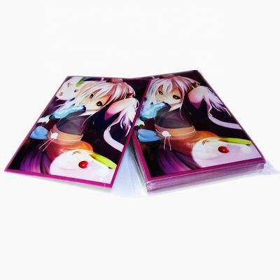 Perhiasan lain Kerajinan Perdagangan Custom Clear Plastic Card Sleeves With Unique Special Design