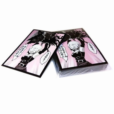 Standar Poly Game Card Protector Sleeves Packaging Bags Percetakan Disesuaikan