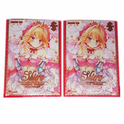 Tabletop Plastik Anime Game Card Protector Sleeve Dimensi Disesuaikan Dan Cetak Logo