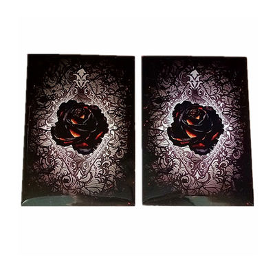 Hitam MTG Dragon Card Sleeves PP Opp Matte Pelindung Sleeves Gaya Nasional