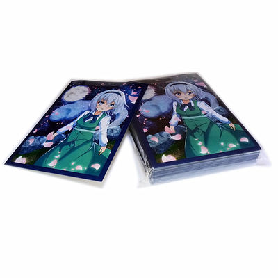 Perlindungan Kartu Khusus Transparan Sleeves Hologram OPP Plastik Perlindungan Kartu Bisnis