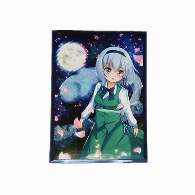 Perlindungan Kartu Khusus Transparan Sleeves Hologram OPP Plastik Perlindungan Kartu Bisnis