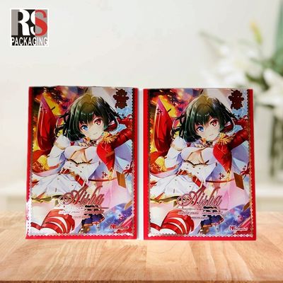 66x91 Trading Key Card Sleeves PP Sport Pemegang Kartu Bisnis Sleeves Disesuaikan