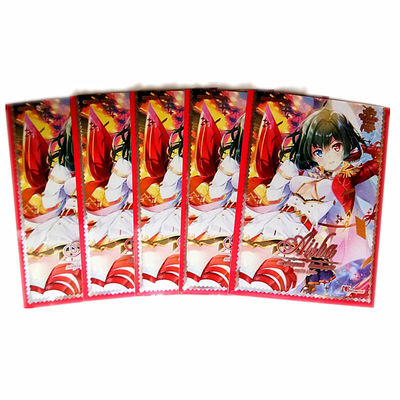 66x91 Trading Key Card Sleeves PP Sport Pemegang Kartu Bisnis Sleeves Disesuaikan