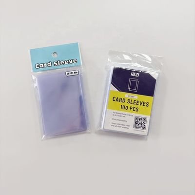 Soft Clear Card Protector Sleeves Untuk Game Sports Trading Card Storage