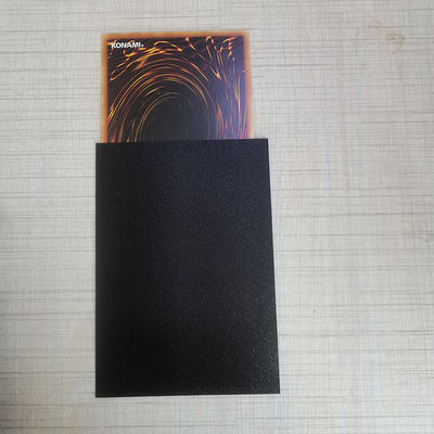 50 / 60 / 100 Pcs Black Card Sleeves Toploaders Untuk Trading Card Sealing Handle Top Open