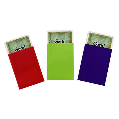 Soft Double Laser Waterproof Toploader Untuk 100PCS Custom Art Printed Sports Card Sleeves