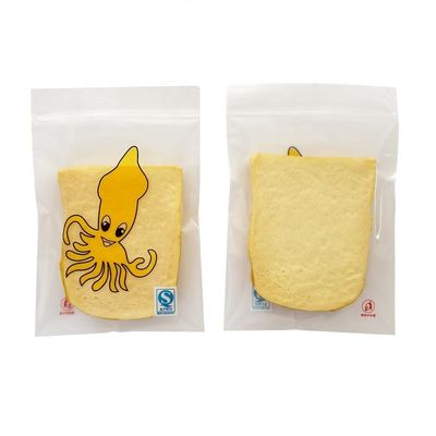 Tas kemasan makanan beku LDPE yang dipersonalisasi Kantong beku zipper datar Pencetakan gravure