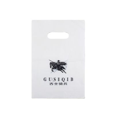 Custom Mylar Die Cut Handle Poly Bags Tas Hadiah Plastik Daur Ulang Tas Belanja