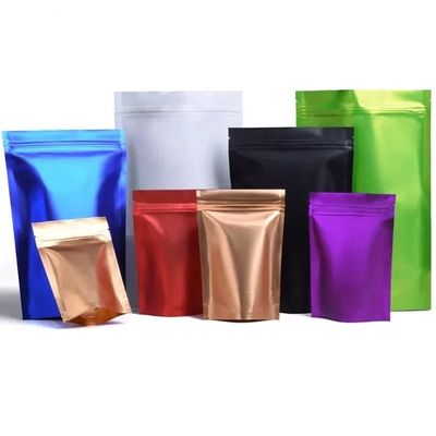 Zipper Seal Dicetak Poly Bag Stand Up Kantong Plastik kaus kaki Kemasan Tas Kelembaban Proof