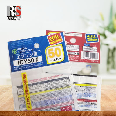 OPP BOPP Poly Bag yang dapat terurai secara biologis Kantong header selolofan transparan Kemasan