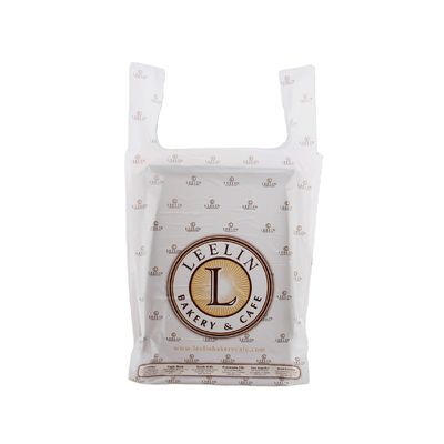 Ukuran Disesuaikan Die Cut Handle Tas Plastik T-Shirt Tas Belanja Untuk Liburan