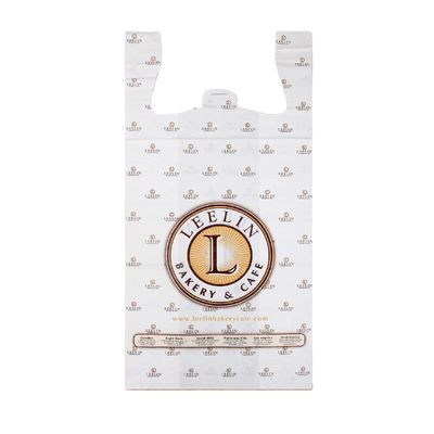 Ukuran Disesuaikan Die Cut Handle Tas Plastik T-Shirt Tas Belanja Untuk Liburan