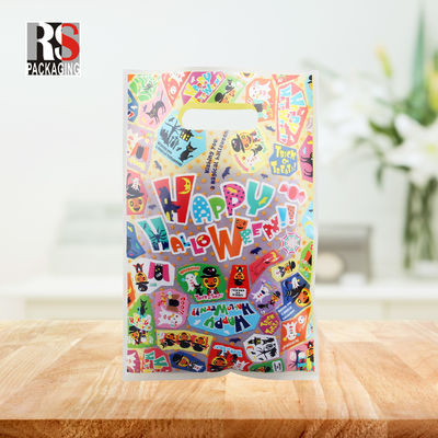 Plastic Handle Shopping Bag Daur Ulang Gravure Printing Untuk Boutique Disesuaikan
