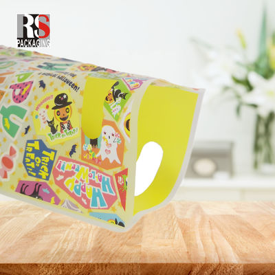 Plastic Handle Shopping Bag Daur Ulang Gravure Printing Untuk Boutique Disesuaikan