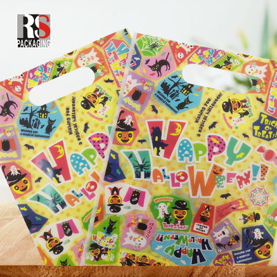 Plastic Handle Shopping Bag Daur Ulang Gravure Printing Untuk Boutique Disesuaikan