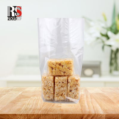 Kemasan Plastik BOPP Blok Bag Bagian Bawah Untuk Makanan Logo Disesuaikan