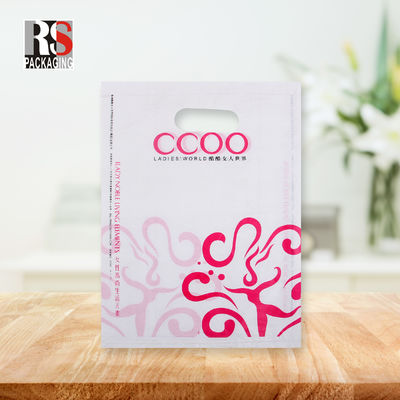 PE Handle Shopping Bag Die Cut Terima kasih Shopping Bag Untuk Kemasan Toko Buku