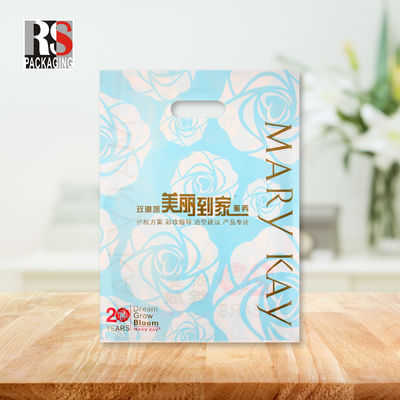 PE Handle Shopping Bag Die Cut Terima kasih Shopping Bag Untuk Kemasan Toko Buku
