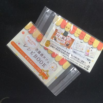 Gift Craft Transparan Stand Up Bag Self Adhesive Opp Bag Dengan Head For Stationery