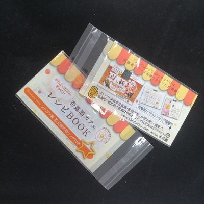 Gift Craft Transparan Stand Up Bag Self Adhesive Opp Bag Dengan Head For Stationery