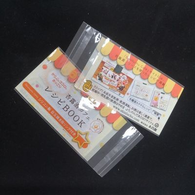 Gift Craft Transparan Stand Up Bag Self Adhesive Opp Bag Dengan Head For Stationery