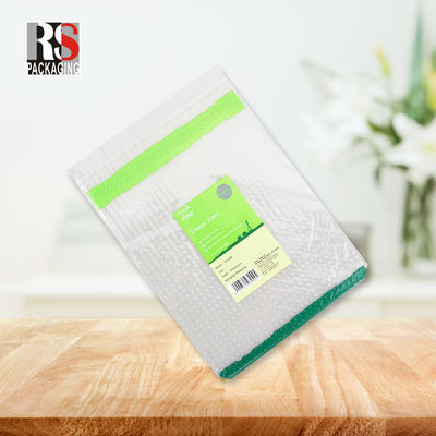 Kantong Micro Perforated yang disesuaikan Kantong kemasan Bopp yang jelas untuk jaring sayur buah