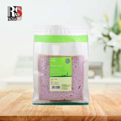Kantong Micro Perforated yang disesuaikan Kantong kemasan Bopp yang jelas untuk jaring sayur buah