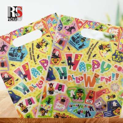 Waterproof Lipat Tas Belanja Daur Ulang Poly Plastik Tas Disesuaikan Logo Pencetakan