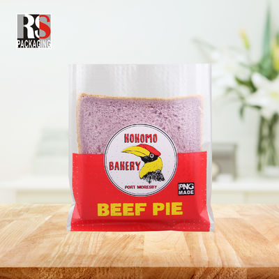 Kantong Micro Perforated yang disesuaikan Kantong kemasan Bopp yang jelas untuk jaring sayur buah